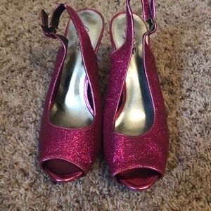 Pink Sparkly Heels